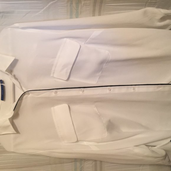 White sheer blouse - Picture 1 of 4